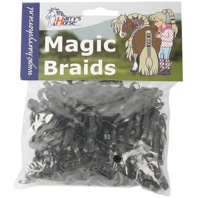 Harry's Horse Magic Braids Zwart